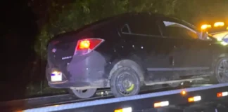 Motorista desobedece à ordem de parada e colide durante operação da GCM no Lago do Taboão