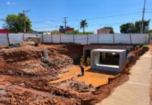 Obra no Ribeirão Lavapés terá interdições de trânsito nesta sexta-feira (9)