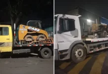 Polícia Militar conduz quatro homens à delegacia por furto de tratores em Nazaré Paulista