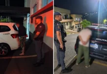 Dois homens são presos por tráfico de drogas durante ocorrência de violência doméstica