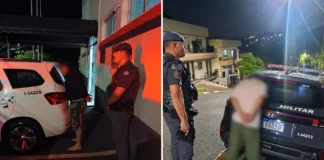Dois homens são presos por tráfico de drogas durante ocorrência de violência doméstica