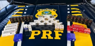 PRF apreende carga oculta de canetas emagrecedoras e anabolizantes na Fernão Dias