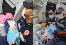 Samu de Pinhalzinho realiza parto em Pedra Bela durante a madrugada